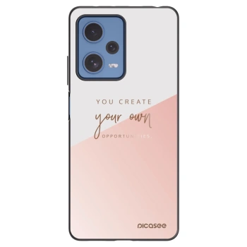 Picasee crna silikonska maskica za Xiaomi Redmi Note 12 Pro 5G - You create your own opportunities
