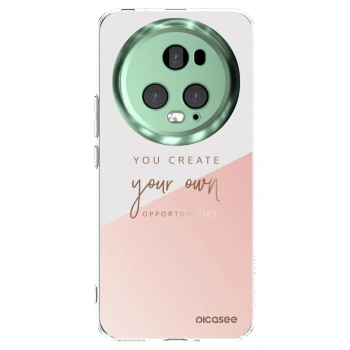 Picasee silikonska prozirna maskica za Honor Magic5 Pro - You create your own opportunities