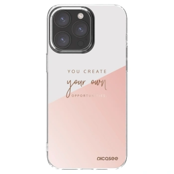 Picasee silikonska prozirna maskica za Apple iPhone 15 Pro Max - You create your own opportunities