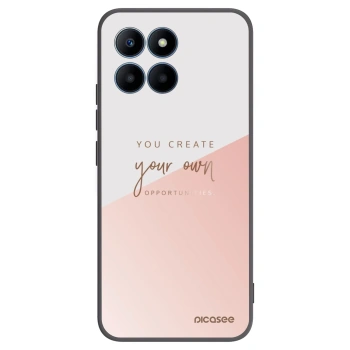 Picasee crna silikonska maskica za Honor 70 Lite - You create your own opportunities