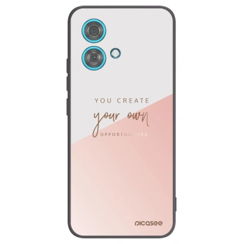 Picasee crna silikonska maskica za Motorola Edge 40 Neo - You create your own opportunities