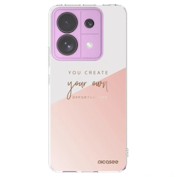 Picasee silikonska prozirna maskica za Xiaomi Redmi Note 13 Pro 5G - You create your own opportunities