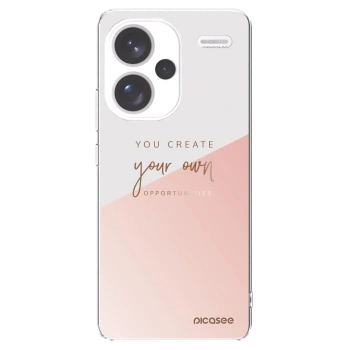 Picasee silikonska prozirna maskica za Xiaomi Redmi Note 13 Pro+ 5G - You create your own opportunities