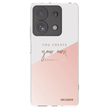Picasee silikonska prozirna maskica za Xiaomi Redmi Note 13 Pro 4G - You create your own opportunities