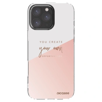 Picasee silikonska prozirna maskica za Apple iPhone 16 Pro Max - You create your own opportunities