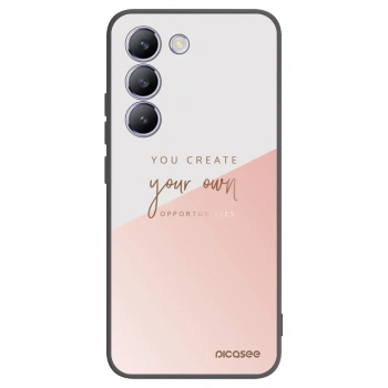 Picasee crna silikonska maskica za Vivo V40 SE 5G - You create your own opportunities