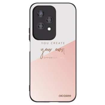 Picasee crna silikonska maskica za Honor 200 Lite - You create your own opportunities