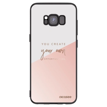 Picasee crna silikonska maskica za Samsung Galaxy S8 G950F - You create your own opportunities