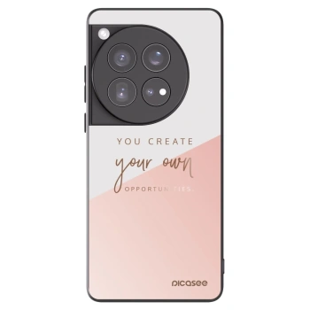 Picasee crna silikonska maskica za OnePlus 12 5G - You create your own opportunities