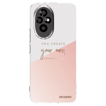 Picasee silikonska prozirna maskica za Honor 200 Pro 5G - You create your own opportunities