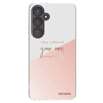 Picasee silikonska prozirna maskica za Samsung Galaxy S24 FE S721B - You create your own opportunities