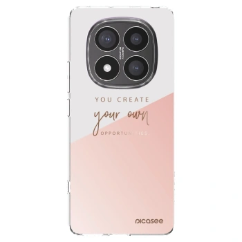 Picasee silikonska prozirna maskica za Xiaomi Redmi Note 14 Pro+ 5G - You create your own opportunities
