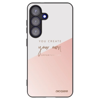 Picasee crna silikonska maskica za Samsung Galaxy S25 5G - You create your own opportunities
