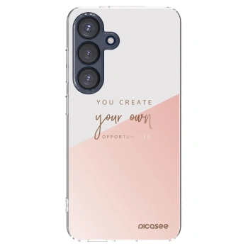 Picasee silikonska prozirna maskica za Samsung Galaxy S25 5G - You create your own opportunities