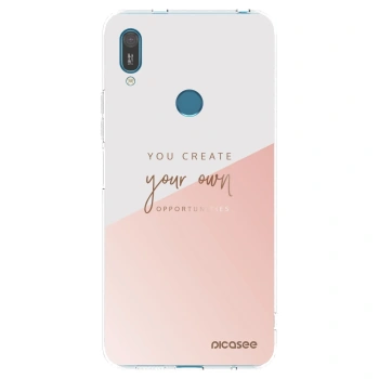 Picasee silikonska prozirna maskica za Huawei Y7 2019 - You create your own opportunities