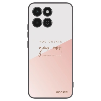 Picasee crna silikonska maskica za Honor 200 Smart 5G - You create your own opportunities