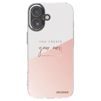 Picasee silikonska prozirna maskica za Apple iPhone 17 - You create your own opportunities