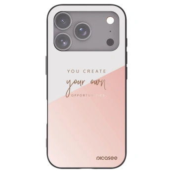 Picasee crna silikonska maskica za Apple iPhone 17 Pro - You create your own opportunities