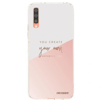 Picasee silikonska prozirna maskica za Samsung Galaxy A70 A705F - You create your own opportunities