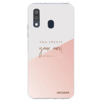 Picasee silikonska prozirna maskica za Samsung Galaxy A40 A405F - You create your own opportunities