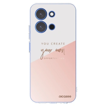 Picasee silikonska prozirna maskica za Xiaomi Redmi 15C 4G - You create your own opportunities