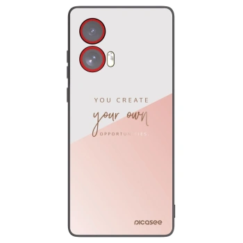 Picasee crna silikonska maskica za Motorola Edge 50 Fusion - You create your own opportunities