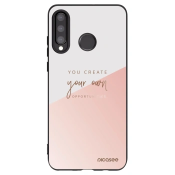 Picasee crna silikonska maskica za Huawei P30 Lite - You create your own opportunities