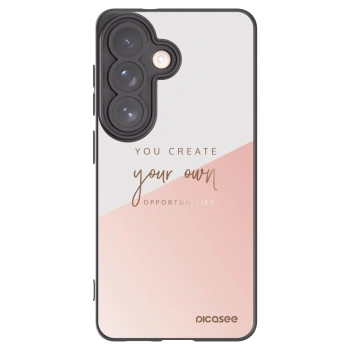 Picasee crna silikonska maskica za Samsung Galaxy S26 - You create your own opportunities