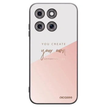 Picasee crna silikonska maskica za Motorola Moto G77 - You create your own opportunities