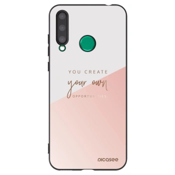 Picasee crna silikonska maskica za Honor 20 Lite - You create your own opportunities