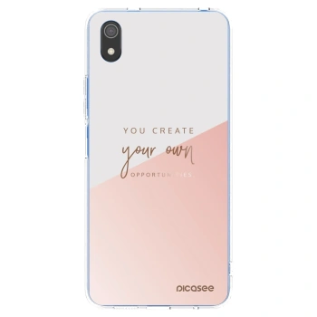 Picasee silikonska prozirna maskica za Xiaomi Redmi 7A - You create your own opportunities