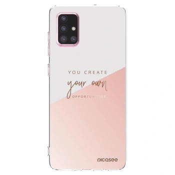 Picasee silikonska prozirna maskica za Samsung Galaxy A71 A715F - You create your own opportunities