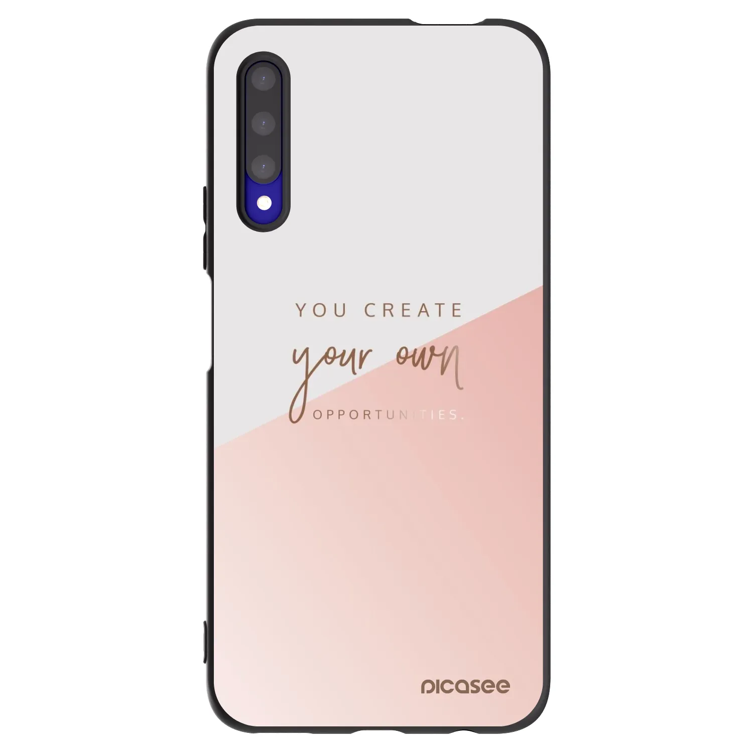 Picasee crna silikonska maskica za Honor 9X Pro - You create your own opportunities
