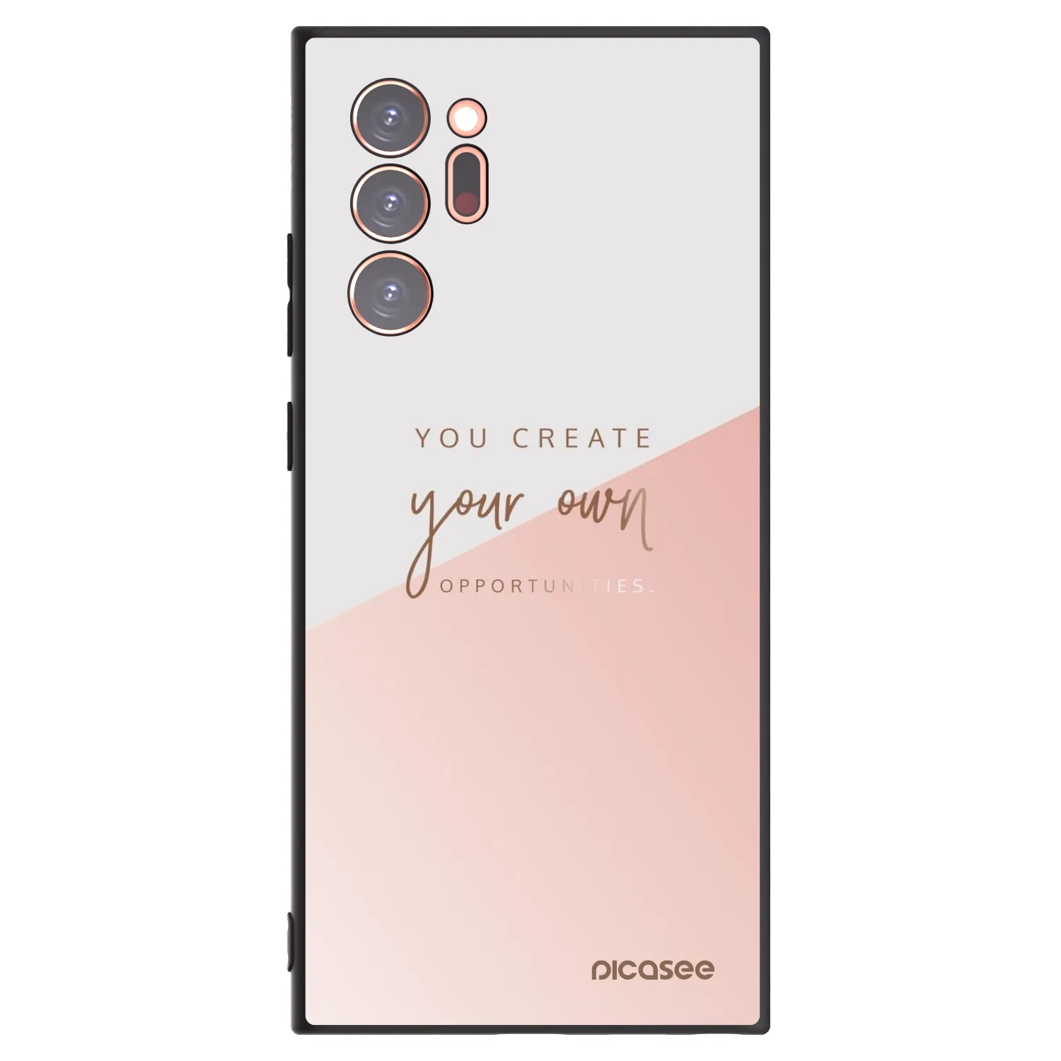 Picasee crna silikonska maskica za Samsung Galaxy Note 20 Ultra - You create your own opportunities