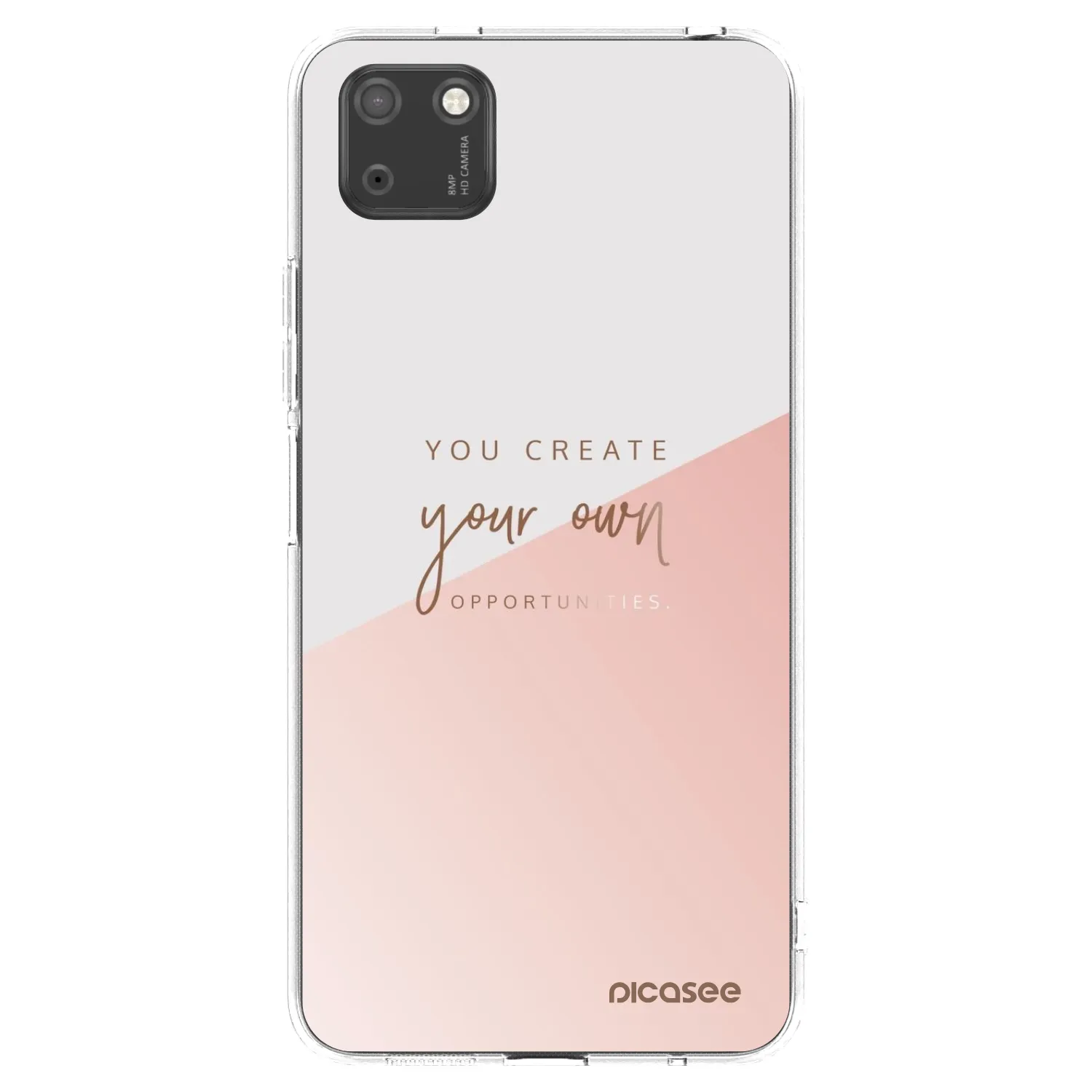 Picasee silikonska prozirna maskica za Huawei Y5P - You create your own opportunities