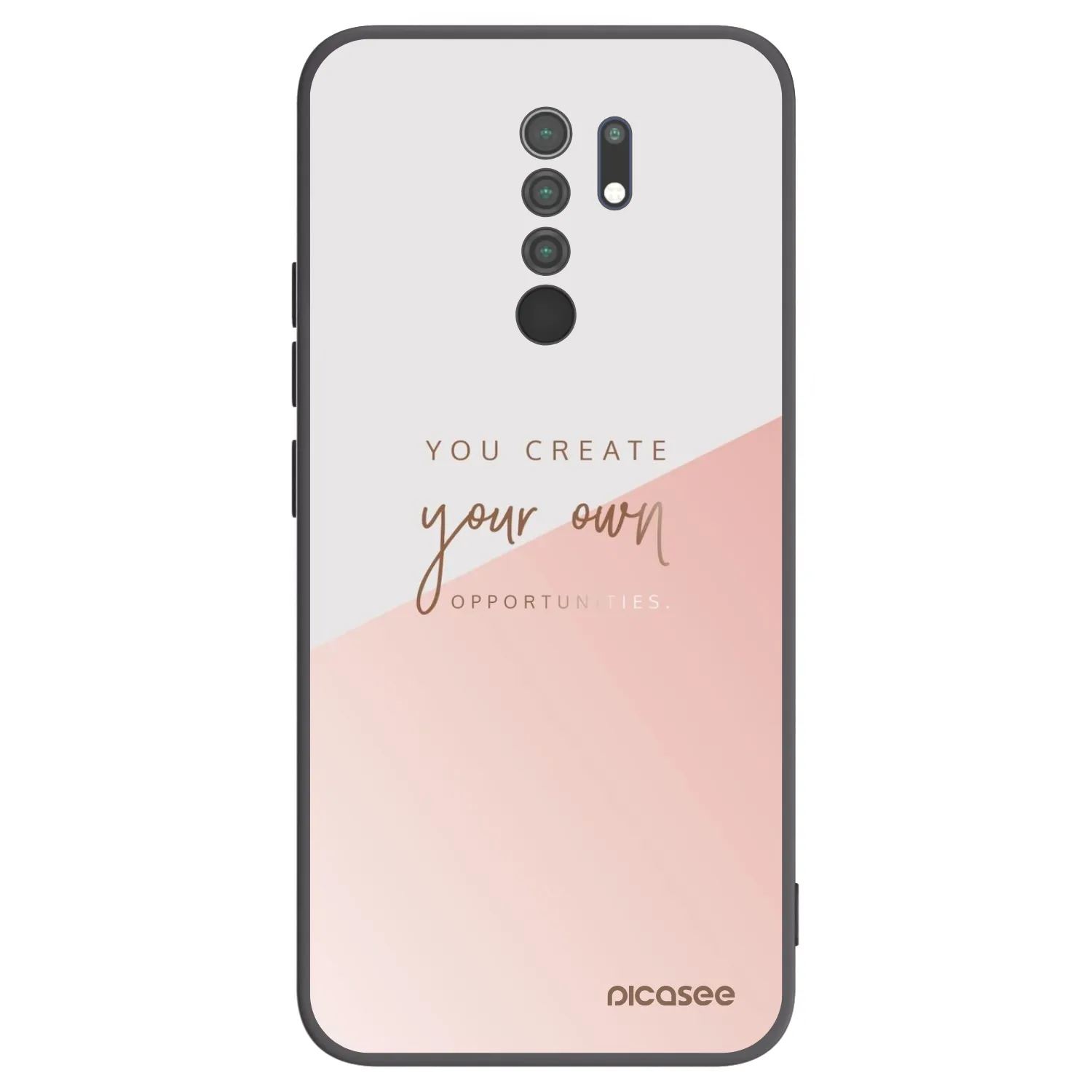Picasee crna silikonska maskica za Xiaomi Redmi 9 - You create your own opportunities