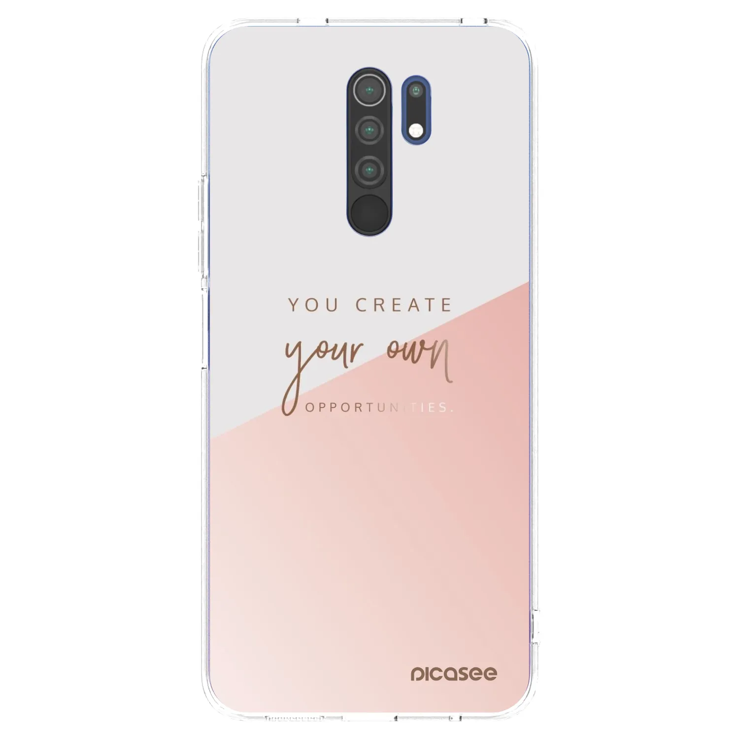 Picasee silikonska prozirna maskica za Xiaomi Redmi 9 - You create your own opportunities