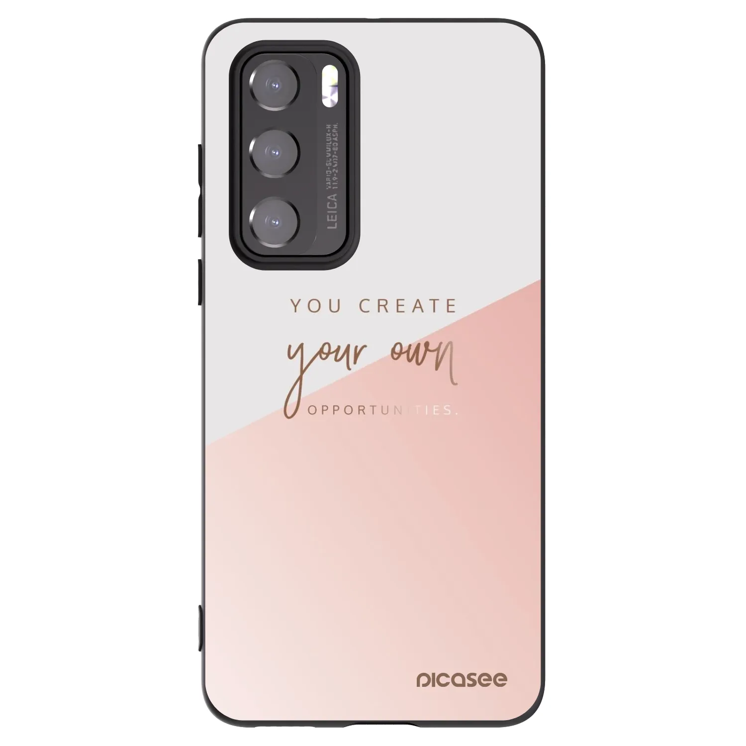 Picasee crna silikonska maskica za Huawei P40 - You create your own opportunities