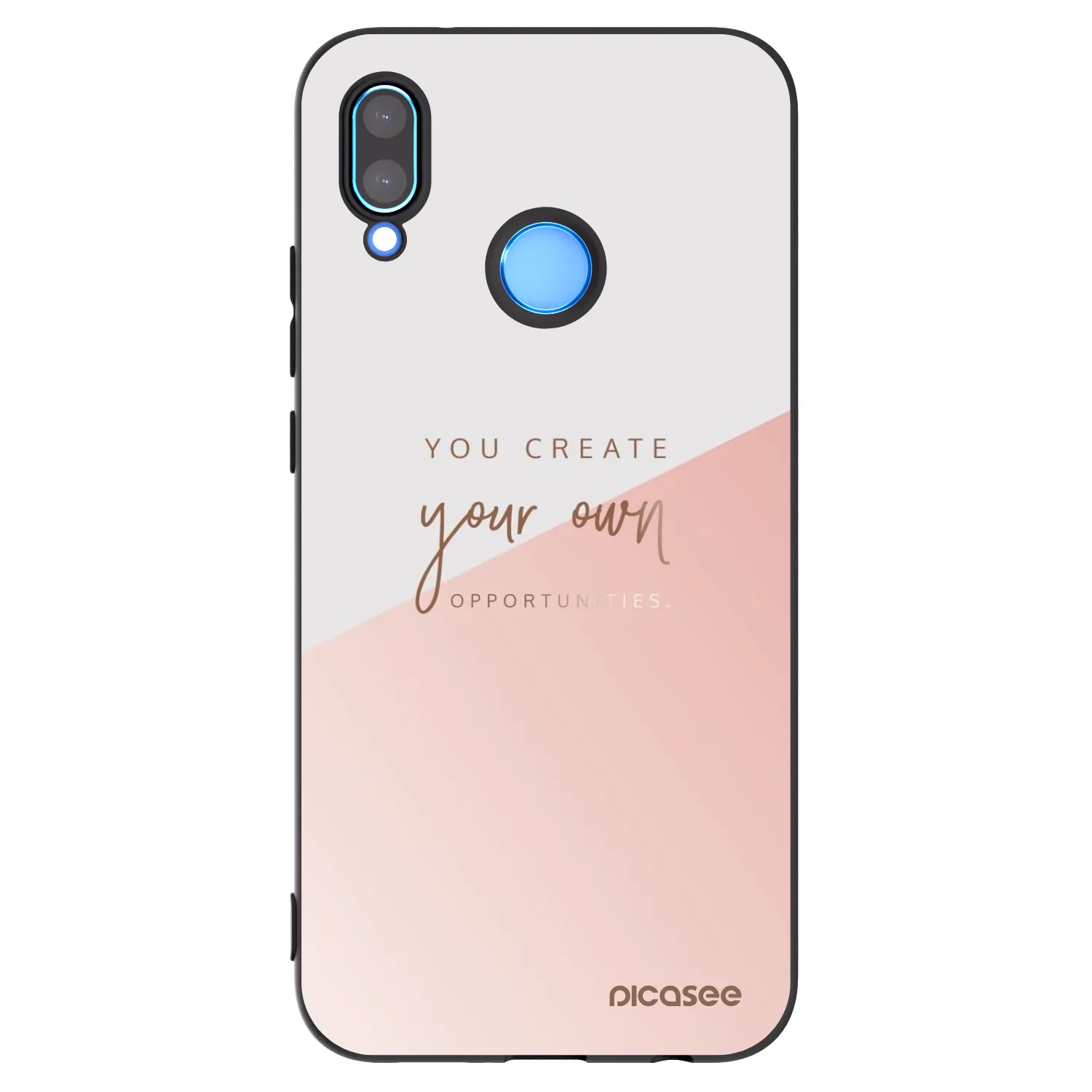 Picasee crna silikonska maskica za Huawei P20 Lite - You create your own opportunities