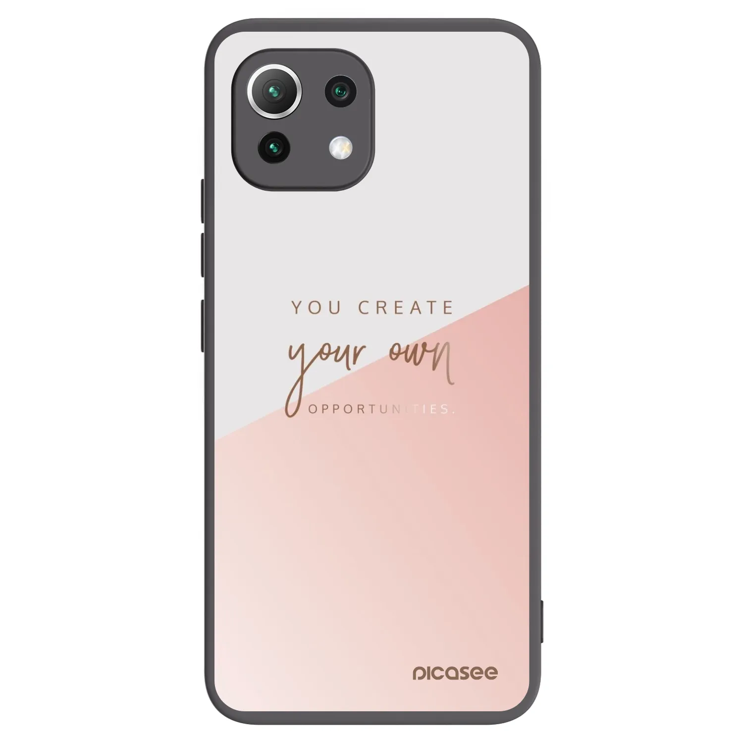 Picasee crna silikonska maskica za Xiaomi Mi 11 Lite - You create your own opportunities