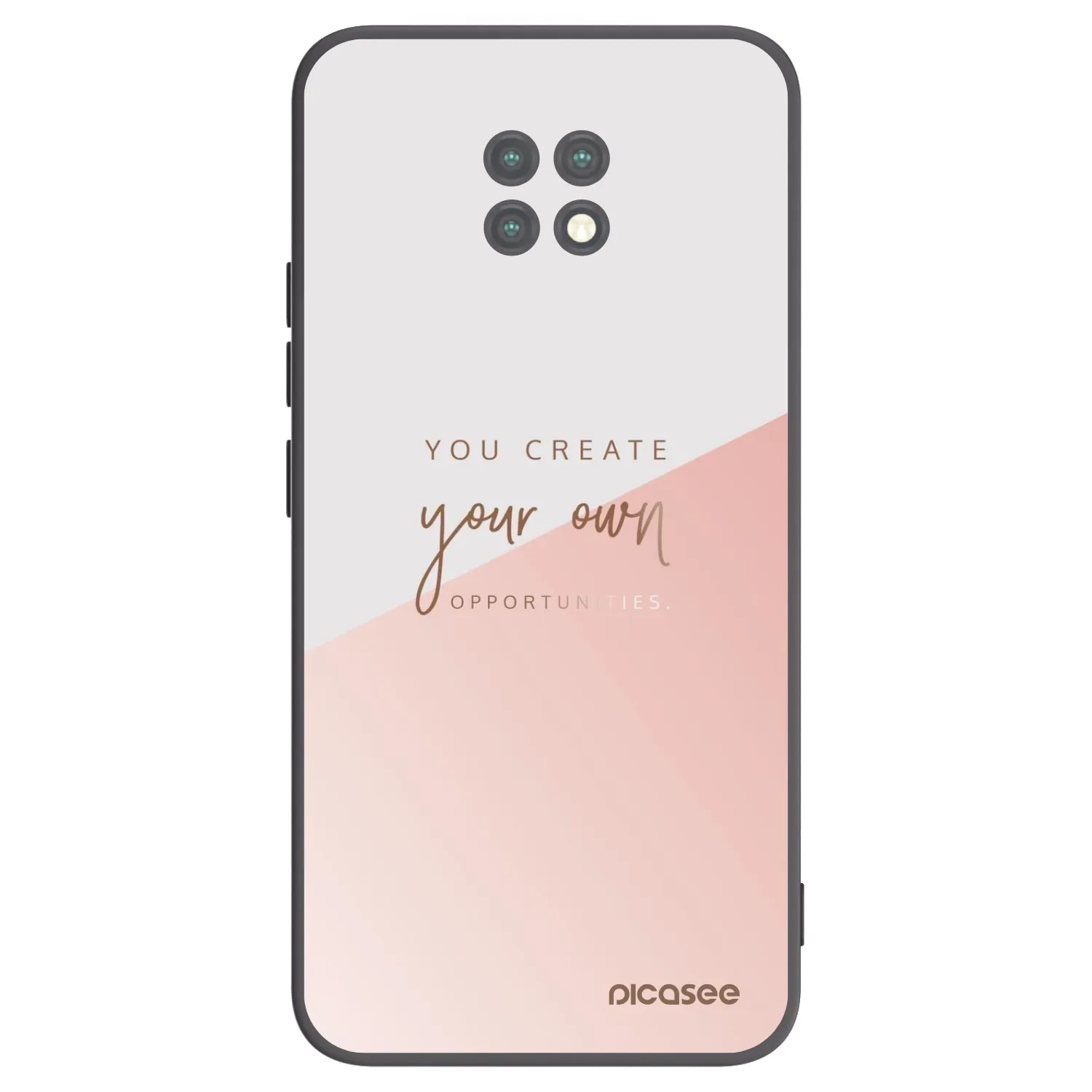 Picasee crna silikonska maskica za Xiaomi Redmi Note 9T - You create your own opportunities