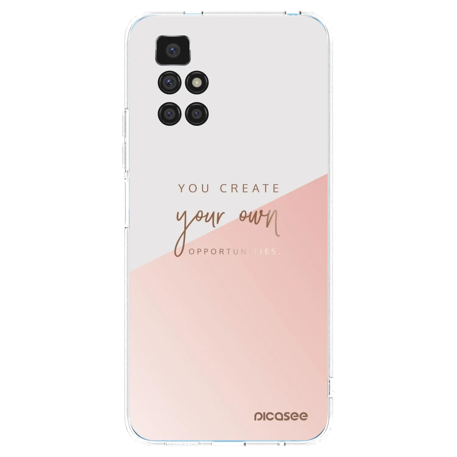 Picasee silikonska prozirna maskica za Xiaomi Redmi 10 - You create your own opportunities