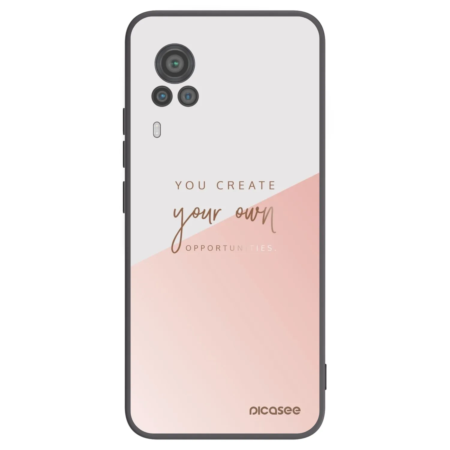 Picasee crna silikonska maskica za Vivo X60 Pro 5G - You create your own opportunities