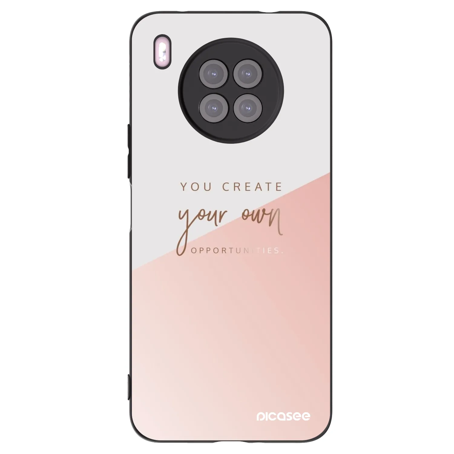 Picasee crna silikonska maskica za Huawei Nova 8i - You create your own opportunities