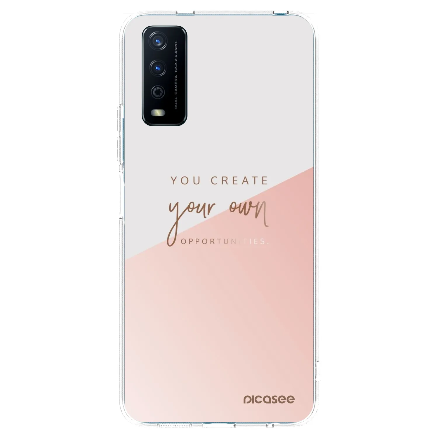 Picasee silikonska prozirna maskica za Vivo Y11s - You create your own opportunities