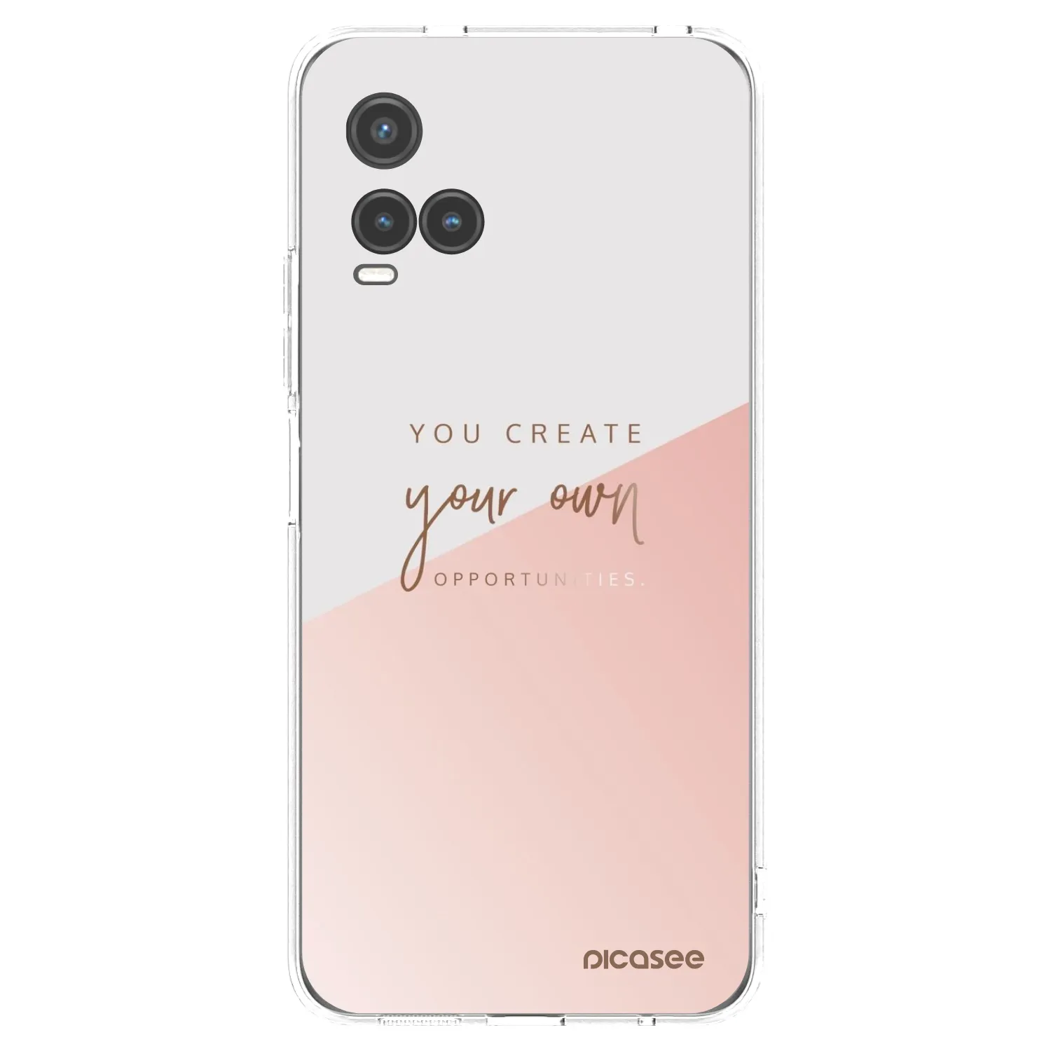 Picasee silikonska prozirna maskica za Vivo Y33s - You create your own opportunities