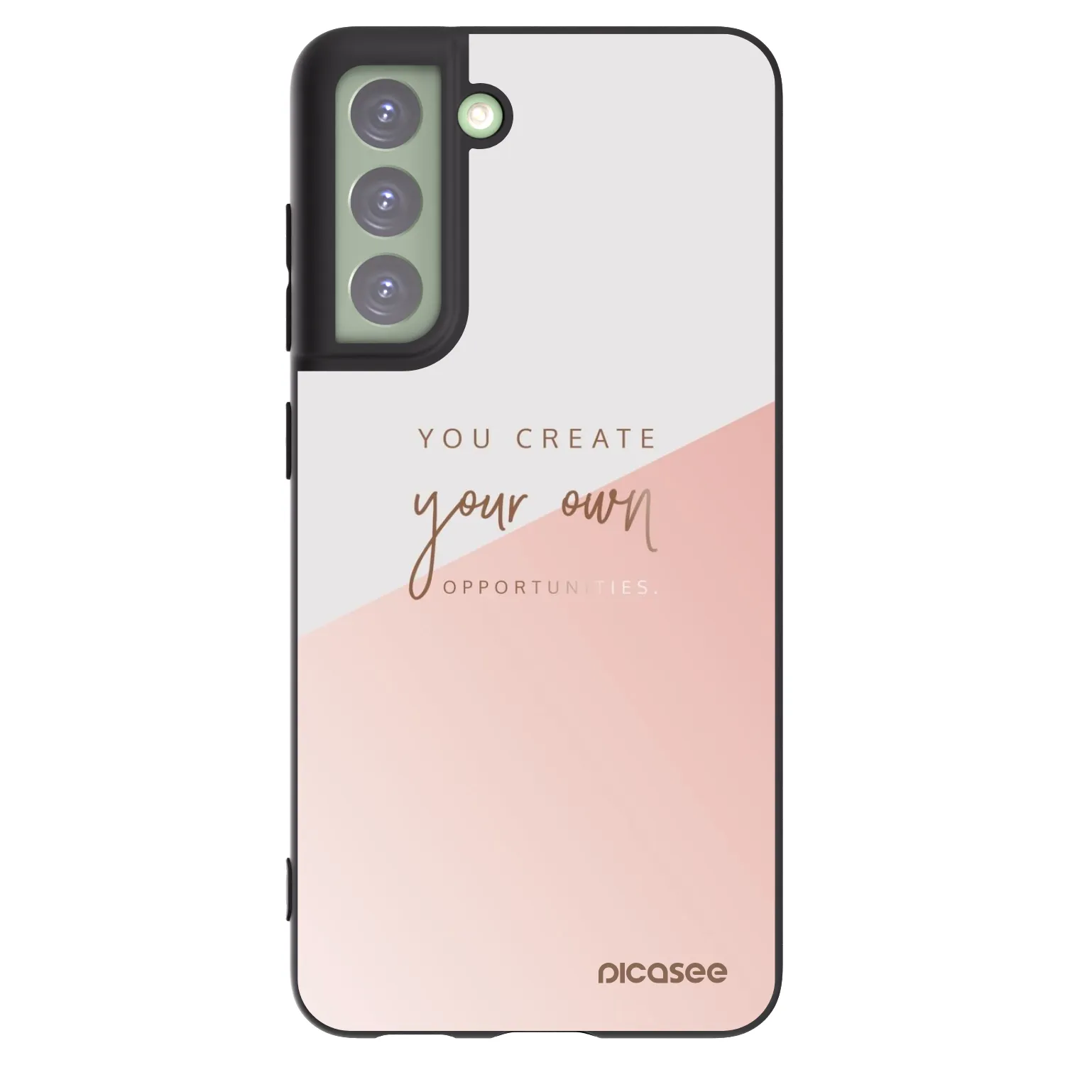 Picasee crna silikonska maskica za Samsung Galaxy S21 FE 5G - You create your own opportunities