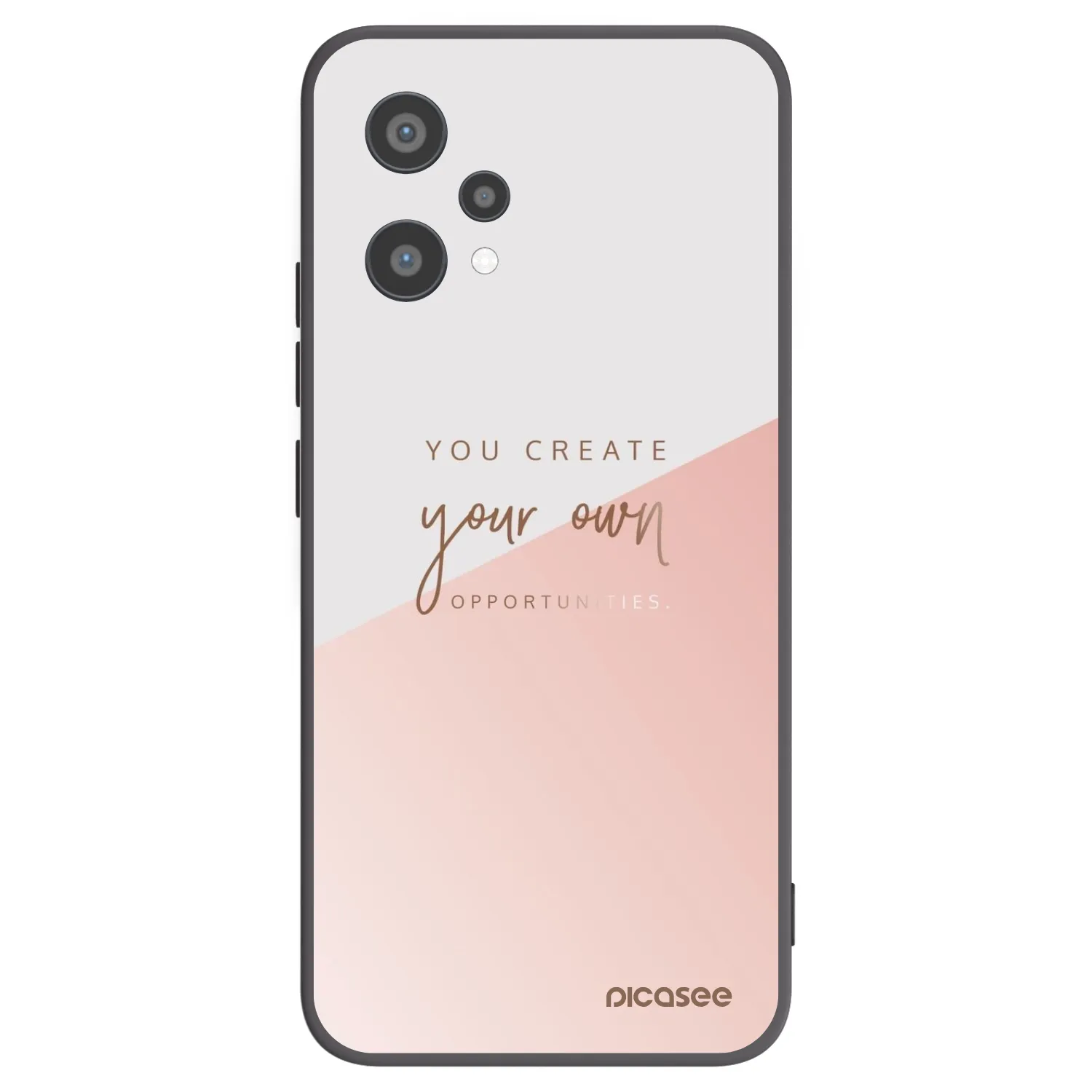 Picasee crna silikonska maskica za Realme 9 Pro 5G - You create your own opportunities