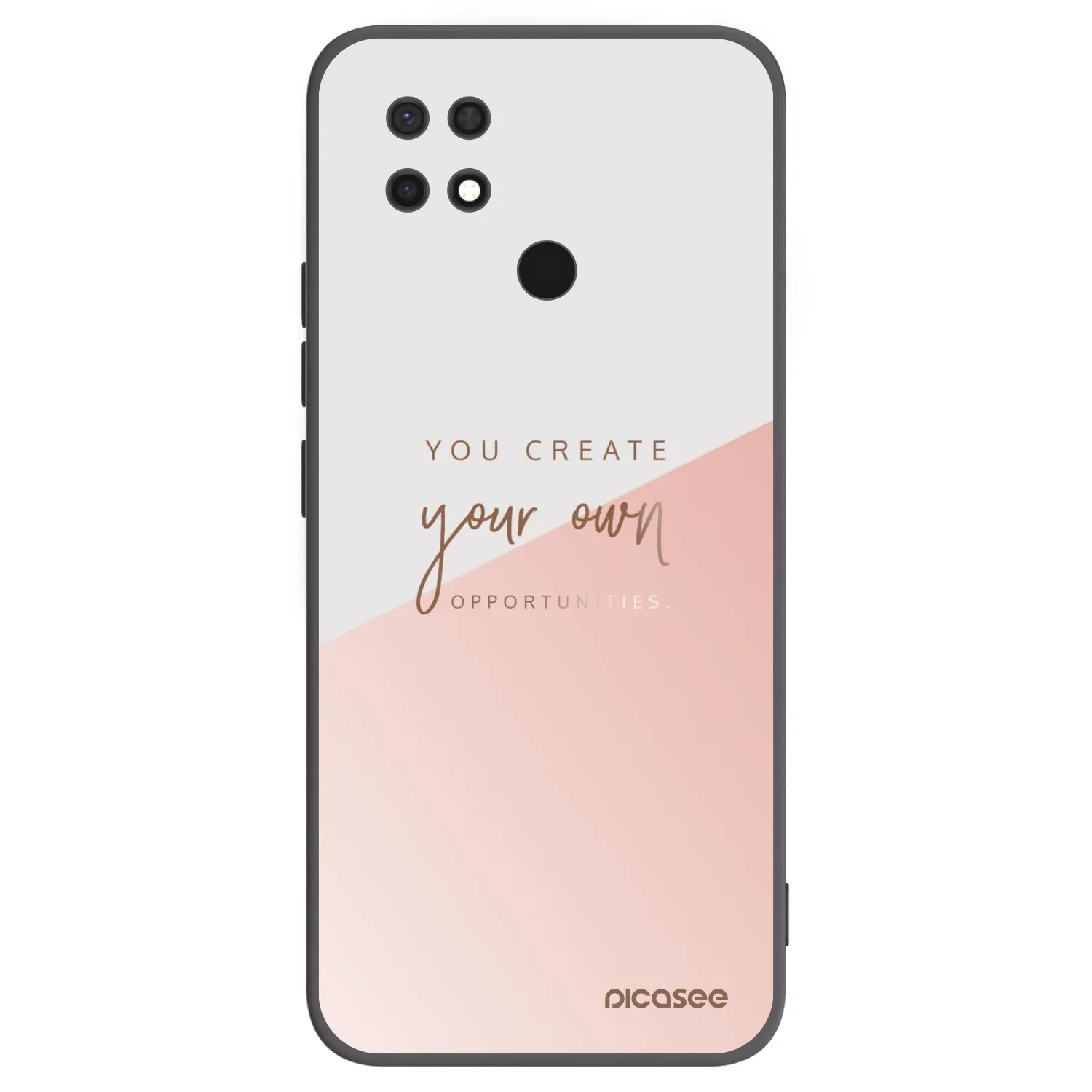 Picasee crna silikonska maskica za Xiaomi Redmi 10C - You create your own opportunities