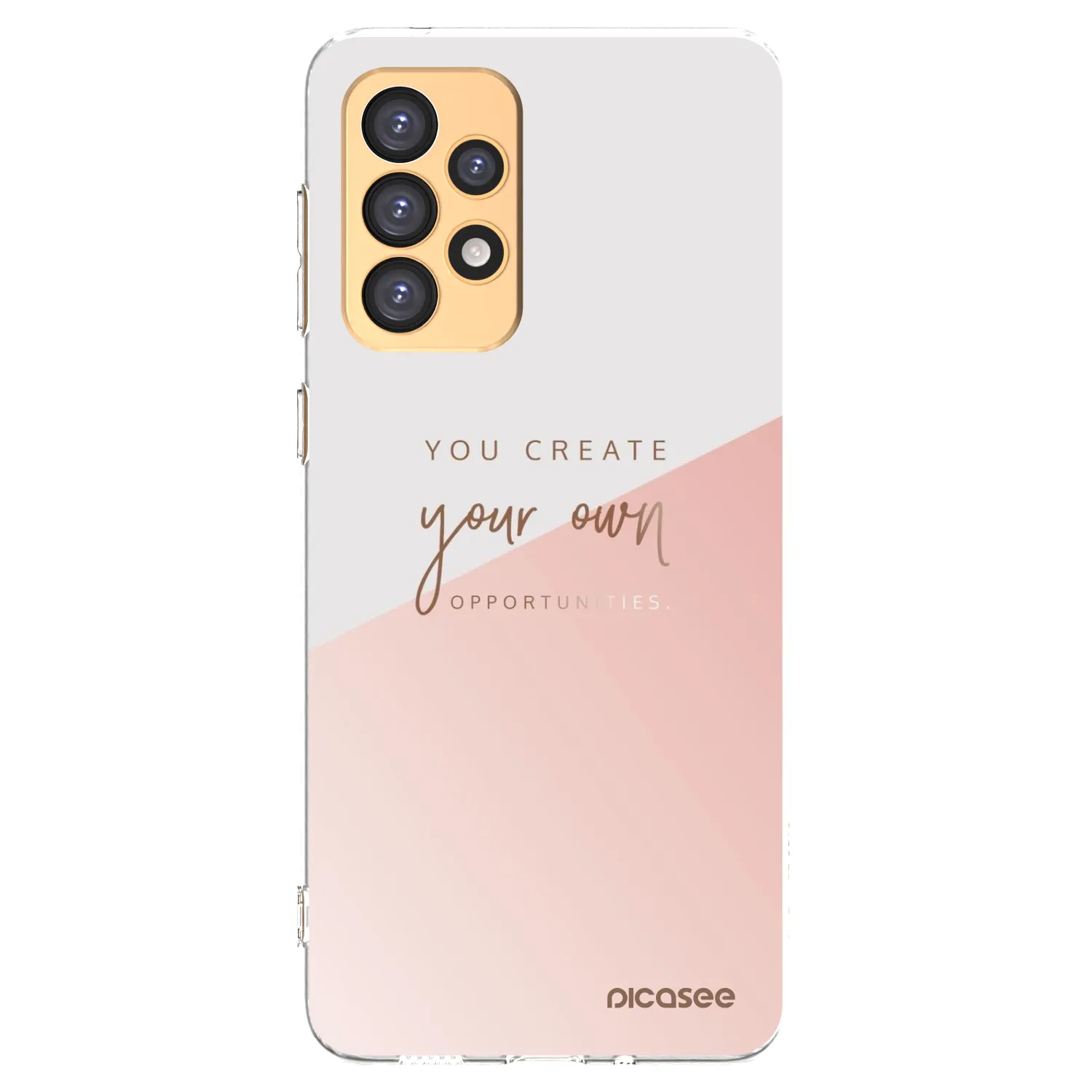 Picasee silikonska prozirna maskica za Samsung Galaxy A33 5G A336 - You create your own opportunities